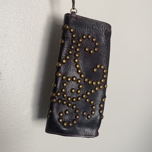Leather studded wristlets - Picture 2 of 9